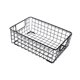 thumbnail image 2 of Cesta de almacenamiento de alambre, retro, resistente, portátil, compacta, organizador de metal. L, 2 of 9