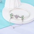 thumbnail image 3 of MULA 925 Sterling Silver Stopper Safety Chain for Bracelets Lucky Clovers Charms Gifts for Women, 3 of 5