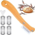 thumbnail image 1 of Sailing Lame de pan con mango de madera Herramienta para cortar pan con 5 cuchillas reemplazables Accesorios de cocina para hacer pan, 1 of 7
