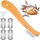 thumbnail image 2 of Herramienta Para Cortar Pan Con Mango De Madera Cojo Para Pan, Cuchillo Para Marcar Masa Con 5 Piezas De Cuchillas Reemplazables Para Hacer Pan, Accesorios De Cocina ANGGREK Cocina, Decoración y Otros, 2 of 5