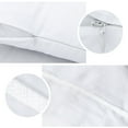thumbnail image 3 of Danolapsi 4-Pack Zippered Pillowcases,Pillow Protector Zippered Premium 400 Thread Count 100% Egyptian Cotton White Pillow Protectors Pillow Cover (King 20x36), 3 of 7