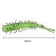 thumbnail image 3 of 4uds. Señuelos de pesca Gusano PVC suave Mini Wobblers artificiales Swimbait (Punto) Verde 20 piezas, 3 of 3
