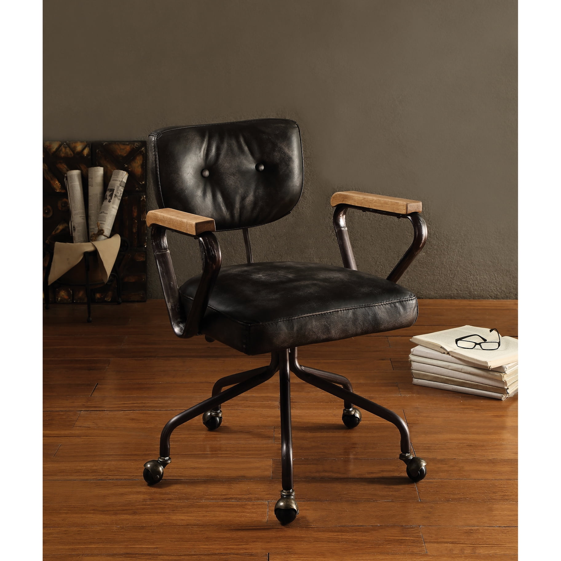 top grain leather padded seat product