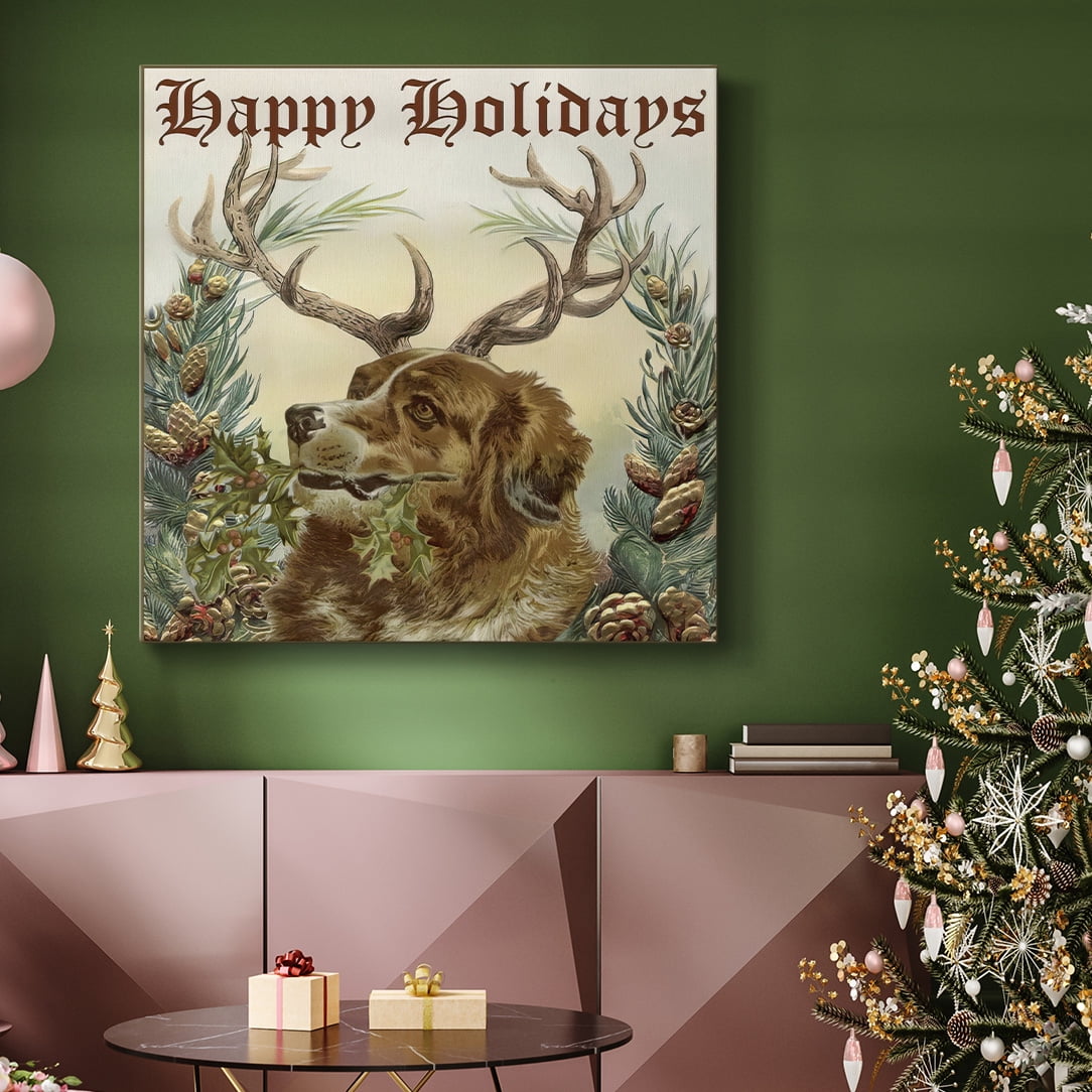Reindog II- Gallery Wrapped Canvas