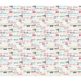 thumbnail image 6 of Fabric Editions Create It 18"x21" Cotton Dog Words White Precut Sewing & Craft Fabric, 10 Pieces, 6 of 8