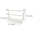 thumbnail image 3 of Evelots 4 Pk Plastic and Foil Wrap Organizer on Cabinet Door or Pantry Wall Rack - Sandwich, Freezer, Food Bag Storage Organizer - Bathroom Laundry Supplies, Kitchen Organization and Storage, 3 of 7