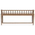 thumbnail image 5 of Magnussen Home Lindon Belgian Wheat Low Back Arm Bench, 5 of 9