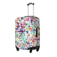 thumbnail image 2 of Uemuo Colorful Watercolor Dots Printed Washable Luggage Cover - Fashion Suitcase Protector Fits 18-32 Inch Luggage -Medium, 2 of 9