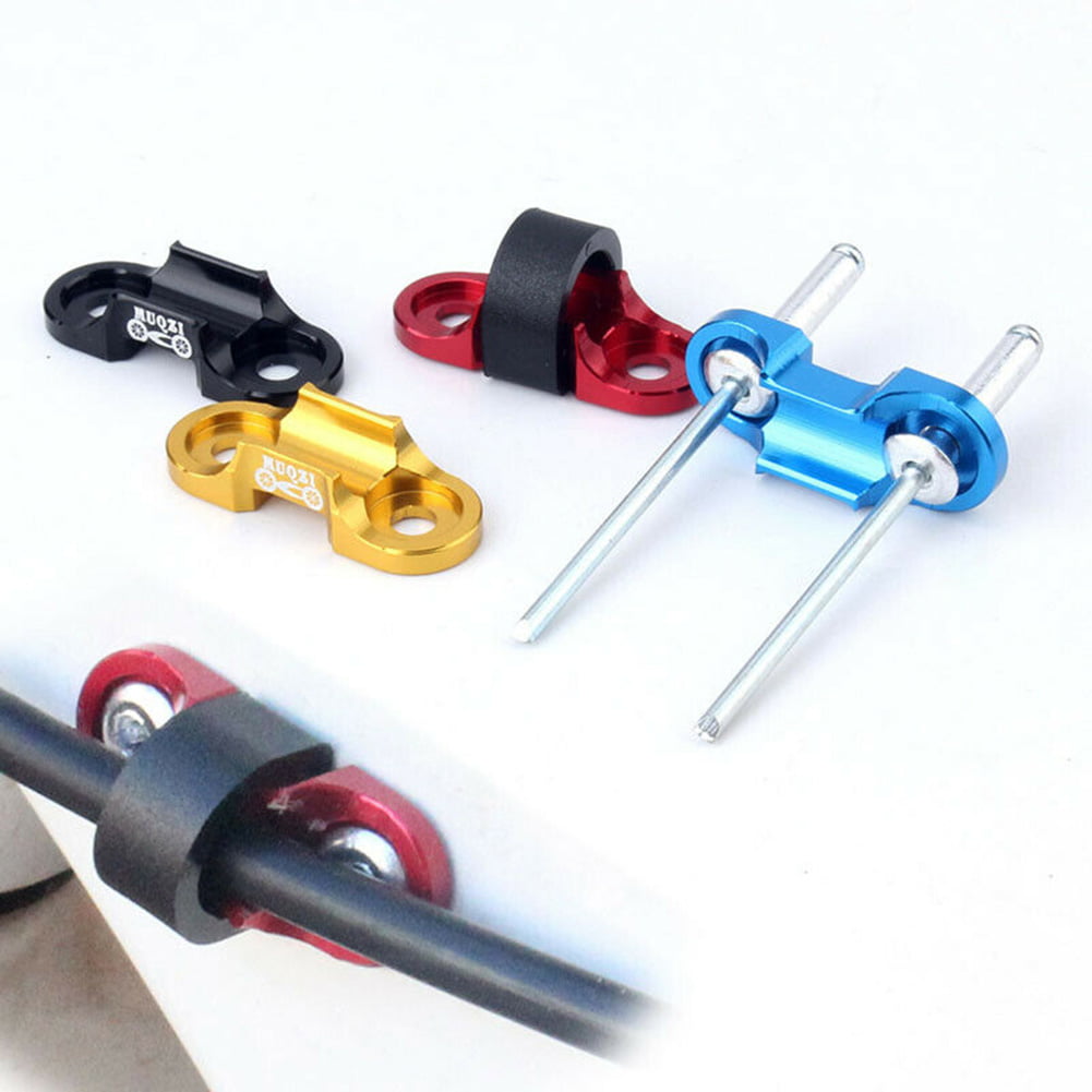 Aluminum Alloy Bicycle Shifter Brake Cable Guide Clamp Bike Brake Wire Holder