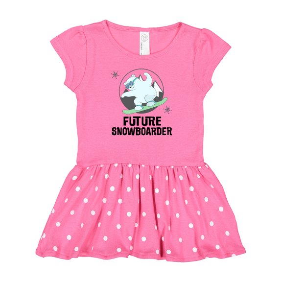 Inktastic Snowboarding Future Snowboarder Childs Gift Baby Girl Dress