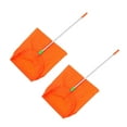 thumbnail image 6 of OUNONA 2-Pack Dual Portable Dustpan Set with Aluminum Frame and Wind-Resistant Fabric for Outdoor Yard and Garden Cleaning, 6 of 8
