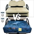 thumbnail image 6 of COEQINE Quilted Golf Cart Seat Cover, Folds Like a Bag with Handle for Easy Carry, Universal Fit 51.2"x30.3" for EZGO Yamaha Club Car 2-Seaters, 4 Pockets, Fantasy Horse Blue, 6 of 8