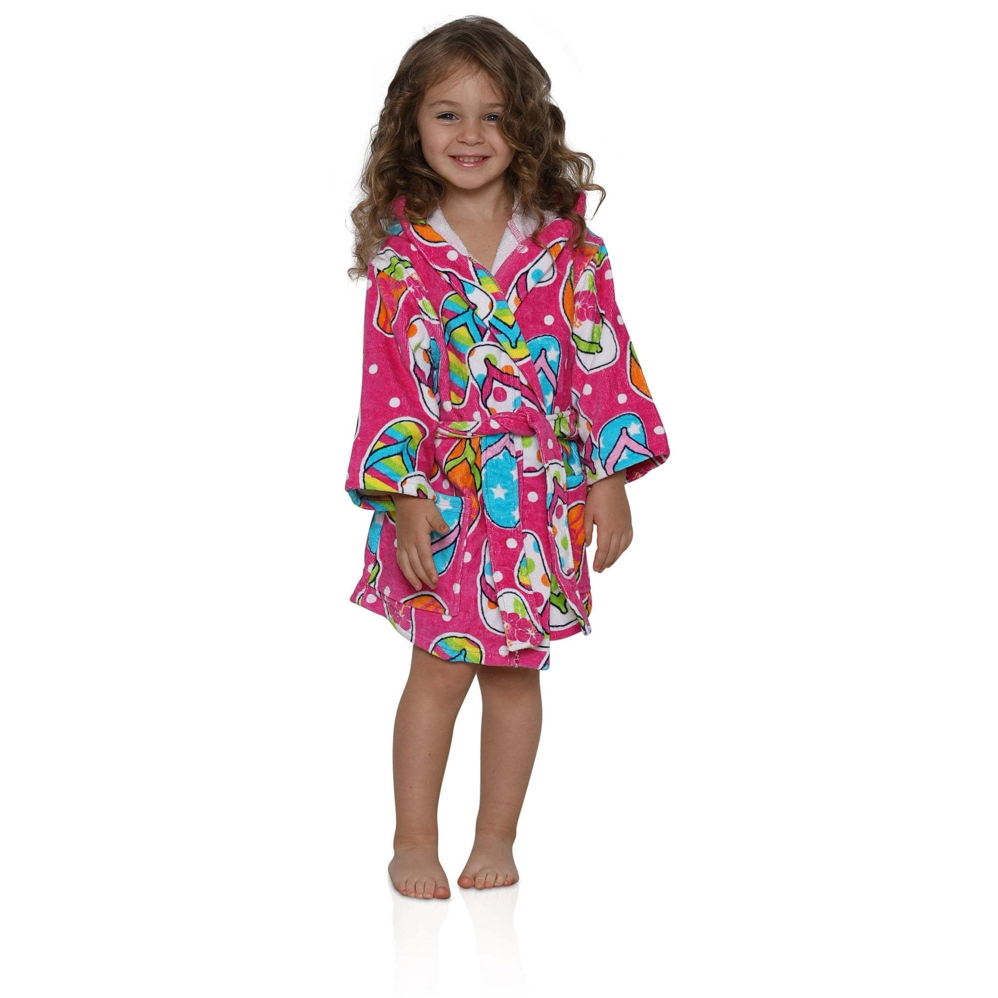 Girls cotton dressing gown sales