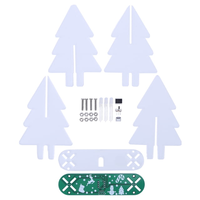 Juego Módulos Navidad 3D Intermitente LED RGB Práctica Soldadura Regalo