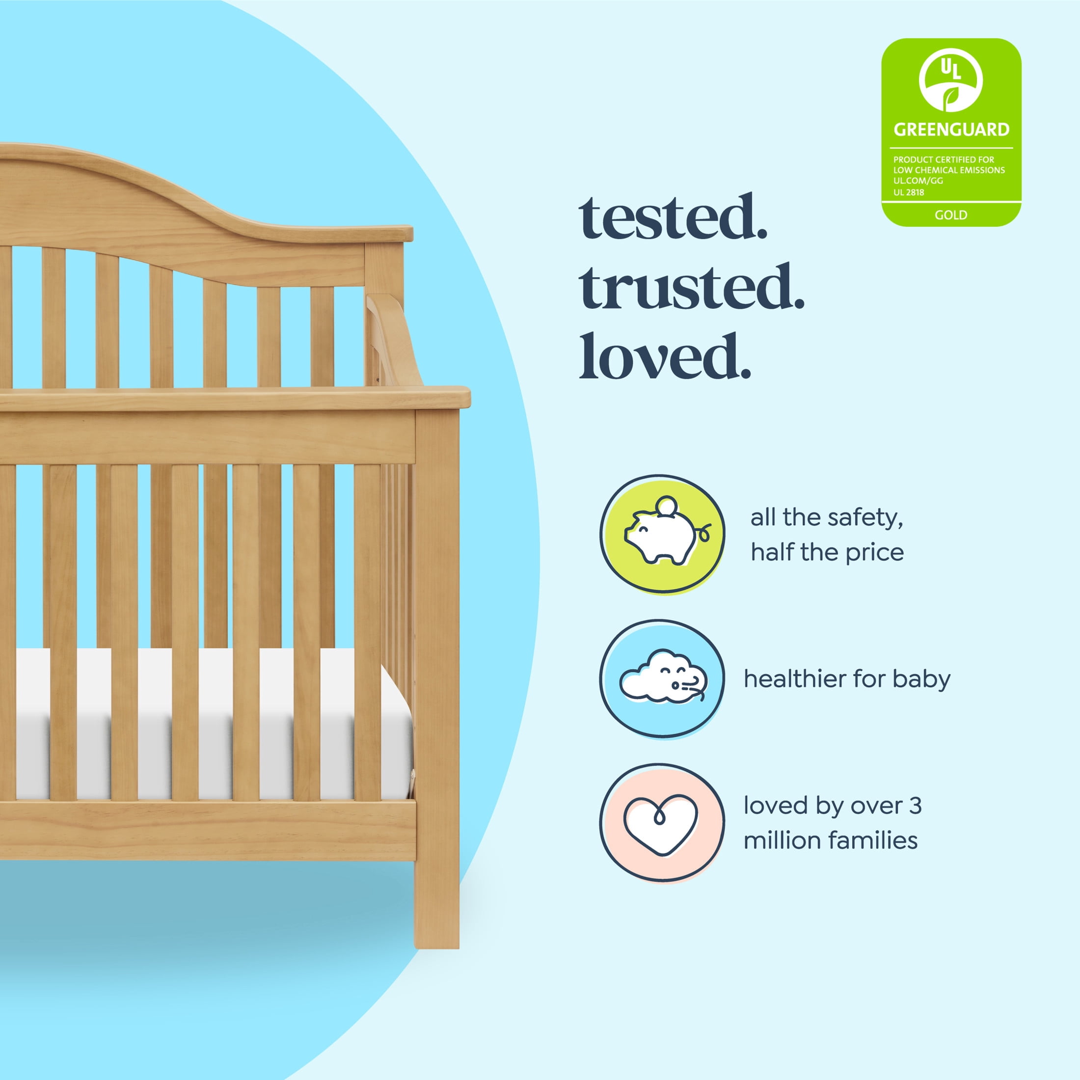 DaVinci Jayden 4-in-1 Convertible Crib
