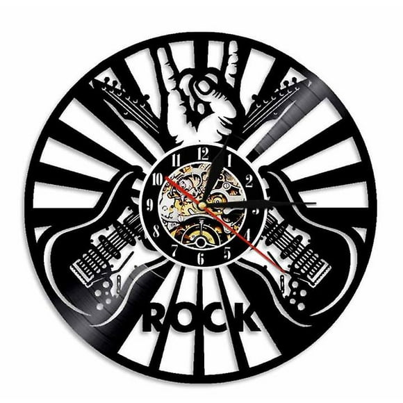 Rock Music Vinyl Record Wall Clock