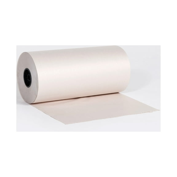 18" x 1440' White Newsprint Roll, 30#, Unprinted and Clean - 1 Roll [100% Recycled Paper]