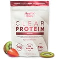 thumbnail image 1 of Clear Protein, Proteína En Polvo Refrescante con Electrolitos | Whey Aislada de Suero de Leche Dulce Sin Azúcar | 15g por Porción Sabor Fresa Kiwi | Bebida Clear Protein Water Ligera | Health Hack, 1 of 1