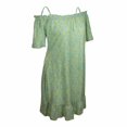 thumbnail image 3 of Vestido George Talla M Off-shoulder Verde, 3 of 4