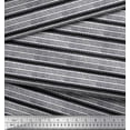 thumbnail image 2 of Soimoi Cotton Duck Fabric Stripe Block Print Fabric by Yard 42 Inch Wide, 2 of 3