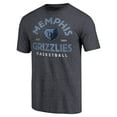 thumbnail image 2 of Men's Navy Memphis Grizzlies Vintage Arch Tri-Blend T-Shirt, 2 of 3