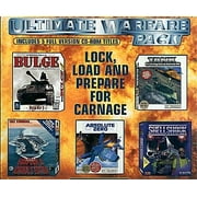 Ultimate Warfare Pack - Includes 5 Full Version Cd-Rom Titles - Ardennes Deluxe Bulge Battleground 1, Tank Commander By Domark, Harpoon Ii Admirals Edition, Aboslute Zero, And Shell Shock By Eidos.