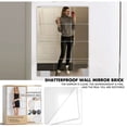 thumbnail image 2 of Shatterproof Wall Mounted Splicing Mirror Tiles, Self Adhesive Full Length Mirror for Bedroom, DIY Plastic Mirror Sheets for Home Gym, Flexible Vanity Wall Mirror, 2 of 8