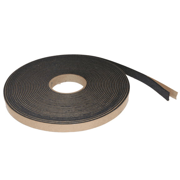 FindTape Polyester Felt Tape [3mm thick] (FELT-08): 1 in. x 50 ft. (Black)