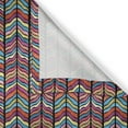 thumbnail image 6 of Ambesonne Abstract Valance & Curtain, Colorful Rainbow Leaf, 55"x45", Multicolor, 6 of 6