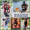 thumbnail image 3 of Lindo mochila de para mascotas perro gato al aire salir libre bolsa de viaje, 3 of 4