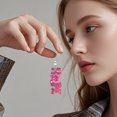 thumbnail image 2 of Cancer Awareness Earrings for Women Support Jewelry Compassionate Design Elegant Ribbon Accessories Fashion Statement, 2 of 6