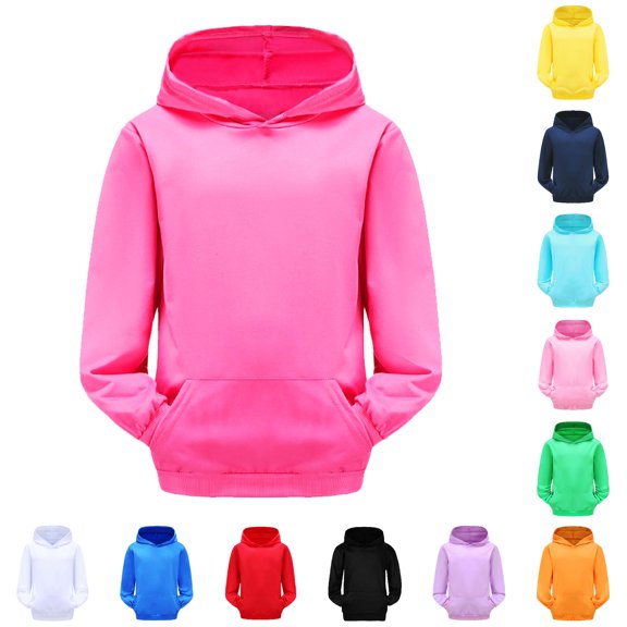 Vrotazzy Girls Hoodies & Sweatshirts Child Toddler Long Sleeve Prints Warm Pullover Tops Kids Outfits Sweat Suit
