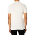 thumbnail image 3 of Fila Rufus Texture Stripe Polo Shirt, White, 3 of 5