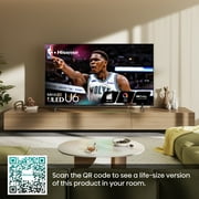 Hisense 65-Inch Class U6 Series Mini-LED ULED 4K UHD Google Smart TV (65U6N) - QLED Quantum Dot Color, Dolby Vision, Full Array Local Dimming, Game Mode Plus