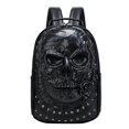 thumbnail image 2 of Skull Punk schoolbag,Gold, 2 of 2