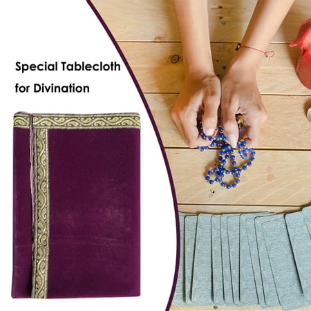 

Altar Tarot Table Cloth Divination Thick Tablecloth Purple