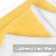 thumbnail image 2 of 50" x 60" Fleece Throw Blanket Reversible Flannel Blankets Super Soft Couch Blanket, 2 of 2