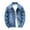 Dark Blue, variant on HOOJT Clearance!Denim Jackets for Man Casual Slim Button Up Front Pockets Lapel Collar Outwear Long Sleeve Hoodless Denim Jacket Coat