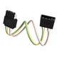 thumbnail image 4 of Arnés de cableado de remolque de 4 pines, alambre de 12 pulgadas, tapón plano, cable de tablero de luz del remolque para bote, 4 of 9