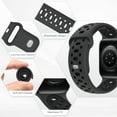 thumbnail image 6 of MRAIN-H Breathable Silicone Wristwatch Band, Apple, 38mm/40mm/41mm/42mm/44mm/45mm/49mm, 6 of 7