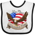 thumbnail image 3 of Inktastic My First Memorial Day- Bald Eagle Boys or Girls Baby Bib, 3 of 4