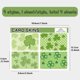 thumbnail image 2 of estilos de pegatinas para tarjetas de crédito y débito con diseño de trébol, sin burbujas, delgadas, pequeñas, personalizadas, para proteger tarjetas bancarias, extraíbles, con forma de hoja verde,, 2 of 6