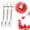 3pc13, variant on Iumwxz Stainless Steel Watermelon Cutter and Fork 2 in 1, Fruit Cube Maker for Summer Picnic Camping, Multi Fruit Applicable Kitchen Gadget for Mango Melon