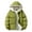Army Green, variant on Men Coats Men's Fall Jacket Hooded Long Sleeved Zipper Pocket Outerwear Solid Color Warm Jacket Loose Fit Festival Tops Army Green