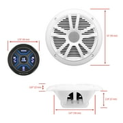 Boss Audio Systems Weatherproof Vehicle Speakers, Black, 4.8 lb