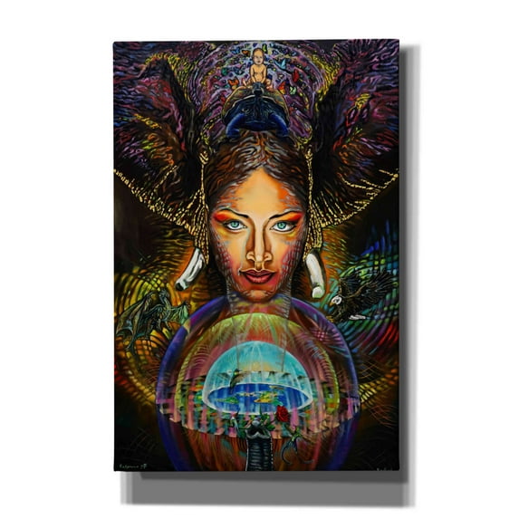 Epic Graffiti 'The Firmament' by Jan Kasparec, Canvas Wall Art, 12"x18"