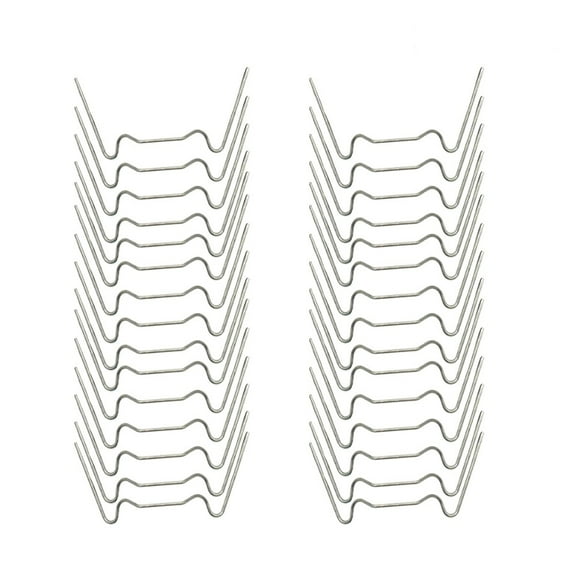 SWETRACE W-Shaped Nails Galvanized Silver 50Pcs for Homeowners