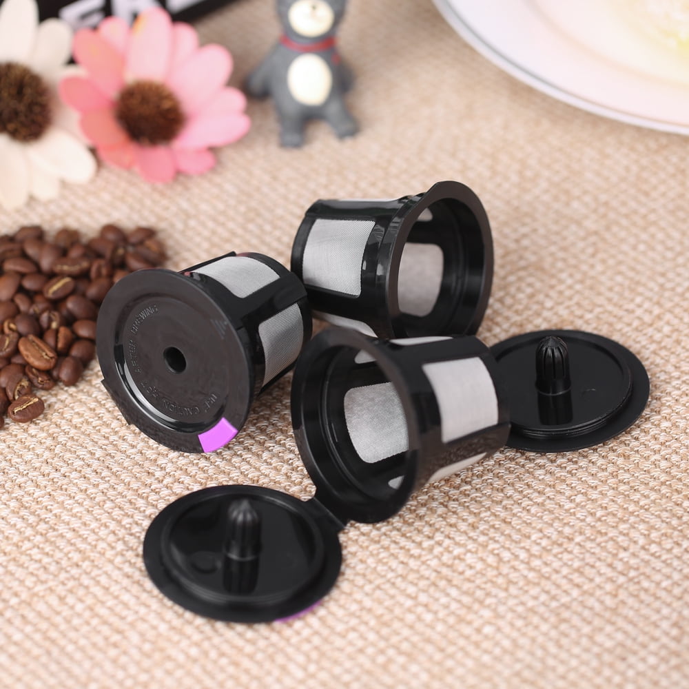 3pcs/set Reusable Coffee Capsule for Keurig 2.0 & 1.0 Brewers