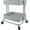 2 tier, variant on 2 Tier Rolling Cart with Wheels and Cover for Office Home Kitchen Organization