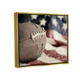 thumbnail image 4 of Stupell Industries Football & American Flag Sports Photography Gold Floater Framed Art Print Wall Art, 31 x 25, 4 of 10